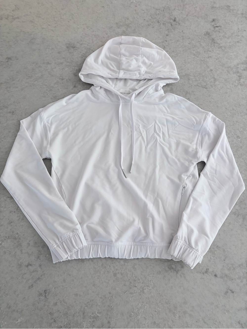 Lululemon Wind Down Pullover Hoodie Sweatshirt - White / Size 4